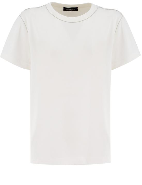 25SS 파비아나 필리피 반팔 티셔츠 JED265F278L189 0142 BIANCO