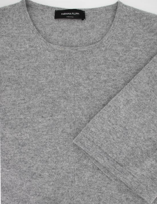 24FW 파비아나 필리피 반팔 티셔츠 MAD213F014N128 8132 ROCCIA - FABIANA FILIPPI