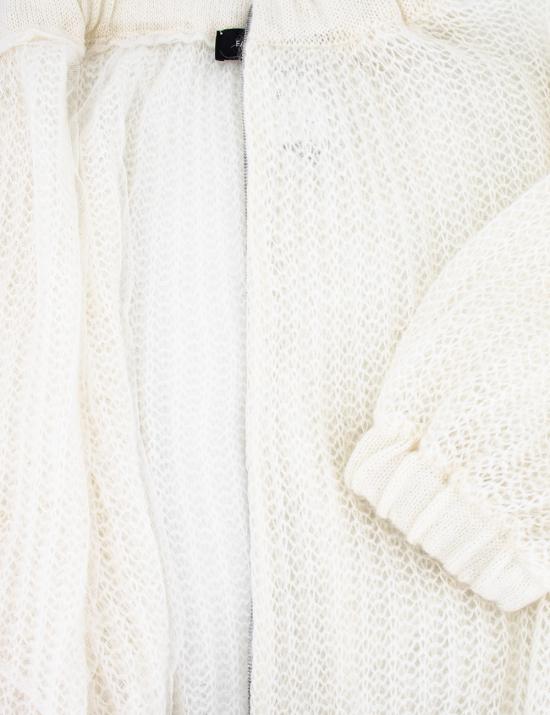 24FW 파비아나 필리피 가디건 MAD213F057H637 094 BIANCO CARTA - FABIANA FILIPPI