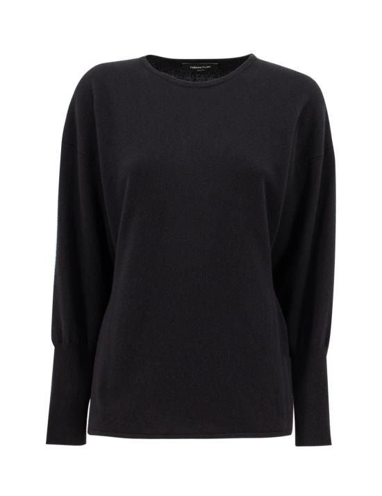 24FW 파비아나 필리피 긴팔 티셔츠 MAD213F018N128 825 NERO