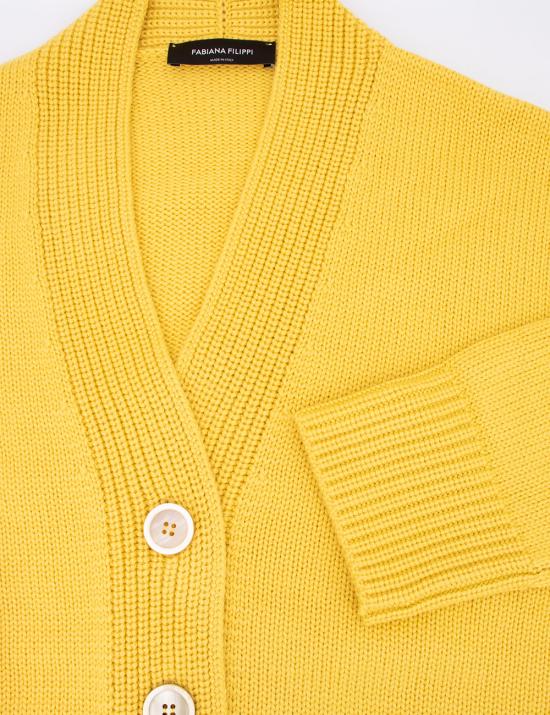 25FW 파비아나 필리피 가디건 MAD214F104D462 774 CURCUMA - FABIANA FILIPPI