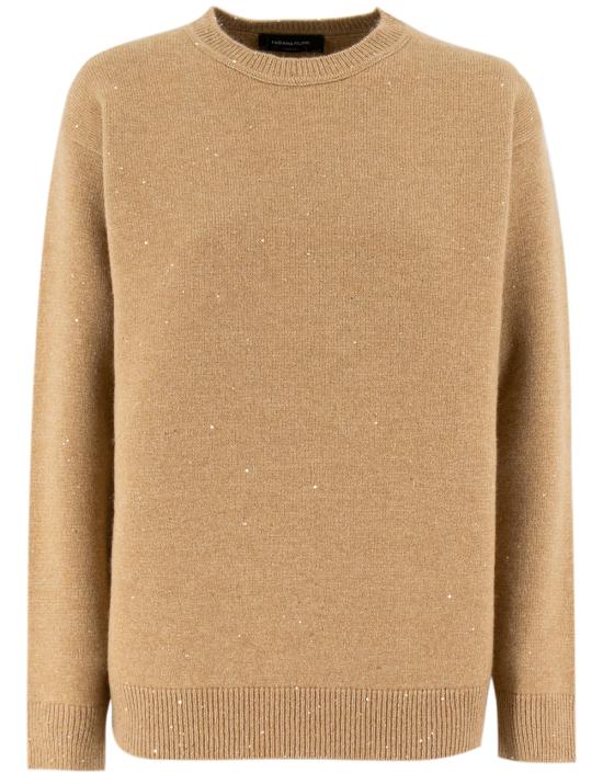 25FW 파비아나 필리피 반팔 티셔츠 MAD224F374L004 1256 CAMMELLO