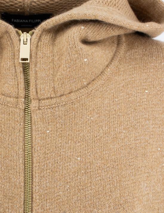 25FW 파비아나 필리피 가디건 MAD224F535L004 1256 CAMMELLO - FABIANA FILIPPI