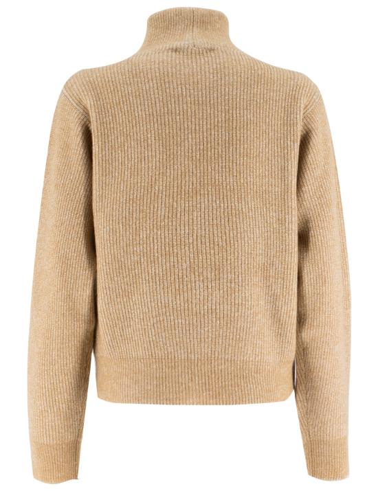 25FW 파비아나 필리피 긴팔 티셔츠 MAD224F545L043 VR2 RAFIA CAMMELLO - FABIANA FILIPPI