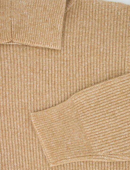 25FW 파비아나 필리피 긴팔 티셔츠 MAD224F545L043 VR2 RAFIA CAMMELLO - FABIANA FILIPPI