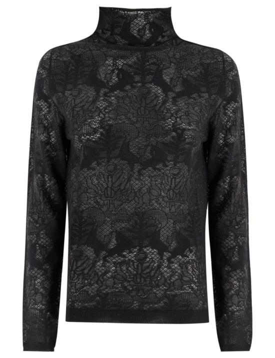 25FW 파비아나 필리피 긴팔 티셔츠 MAD224F587L050 825 NERO