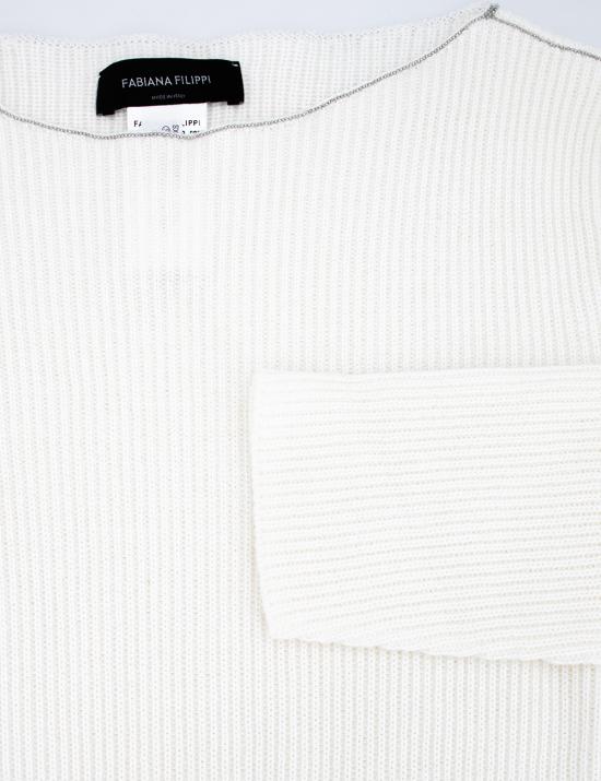  파비아나 필리피 긴팔 티셔츠 MAD264F018D510 0142 BIANCO - FABIANA FILIPPI