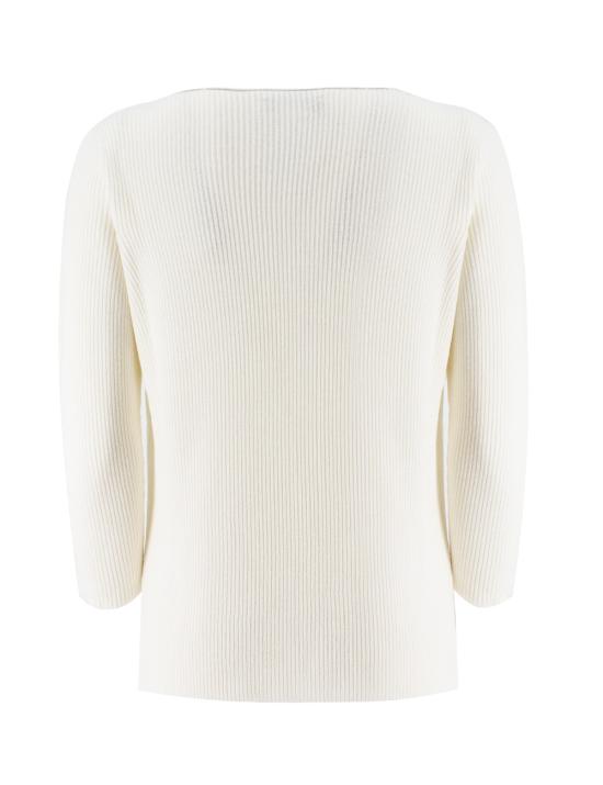  파비아나 필리피 긴팔 티셔츠 MAD264F018D510 0142 BIANCO - FABIANA FILIPPI