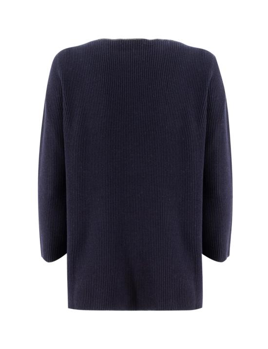  파비아나 필리피 긴팔 티셔츠 MAD264F018D510 5144 BLU NOTTE - FABIANA FILIPPI