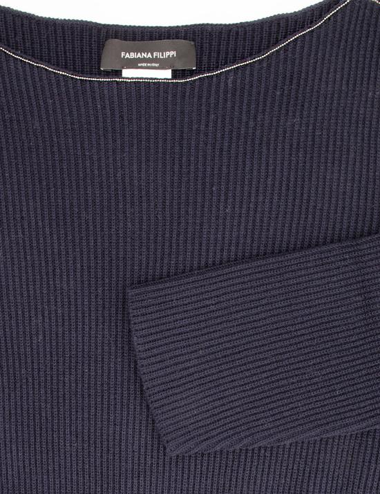  파비아나 필리피 긴팔 티셔츠 MAD264F018D510 5144 BLU NOTTE - FABIANA FILIPPI