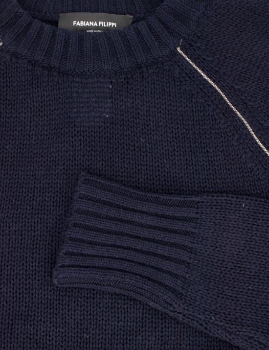  파비아나 필리피 긴팔 티셔츠 MAD264F052N900 5144 BLU NOTTE - FABIANA FILIPPI