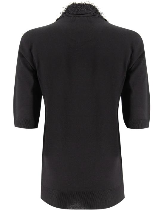 25SS 파비아나 필리피 폴로 티셔츠 MAD265F011L165 825 NERO - FABIANA FILIPPI