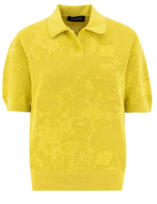 25SS 파비아나 필리피 폴로 티셔츠 MAD265F064D290 780 CEDRO