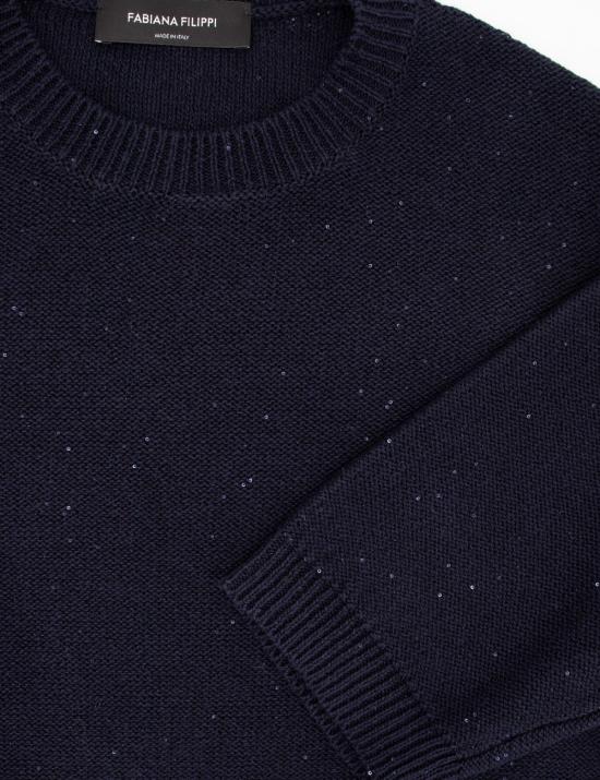 25SS 파비아나 필리피 탑 MAD265F490D273 5146 BLU NOTTE - FABIANA FILIPPI