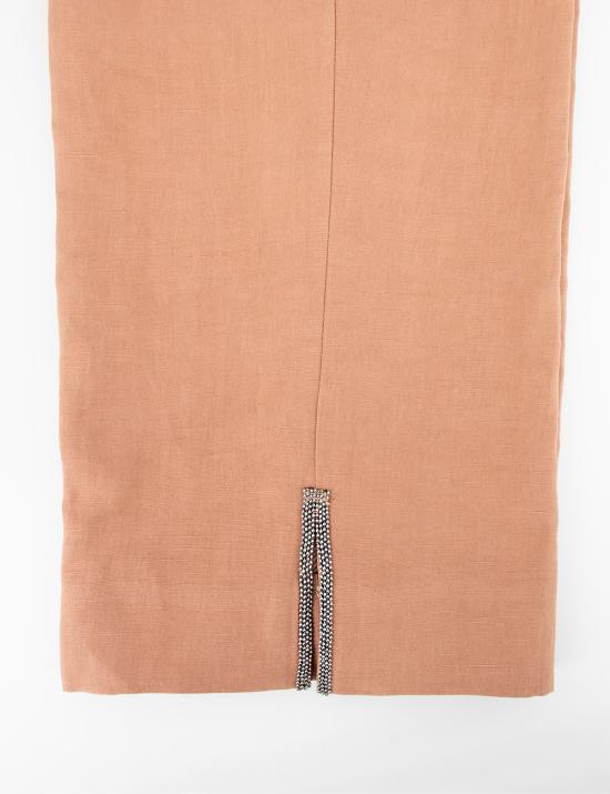  파비아나 필리피 트레이닝/조거 팬츠 PAD273B681D530 2177 LIGHT PASTEL BROWN - FABIANA FILIPPI