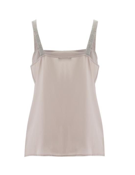  파비아나 필리피 민소매 티셔츠 TPD273B635I805 8175 LIGHT PASTEL GREY - FABIANA FILIPPI