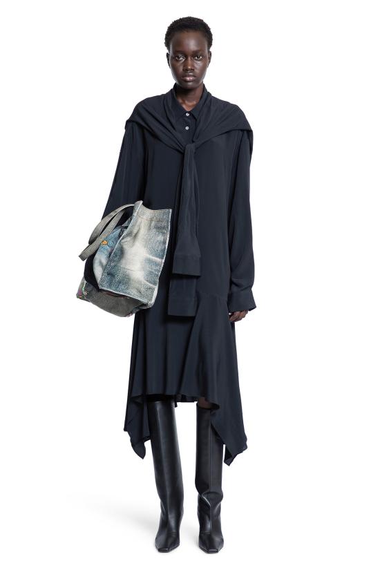  아크네 스튜디오 롱 원피스 A20785900 Black - ACNE STUDIOS