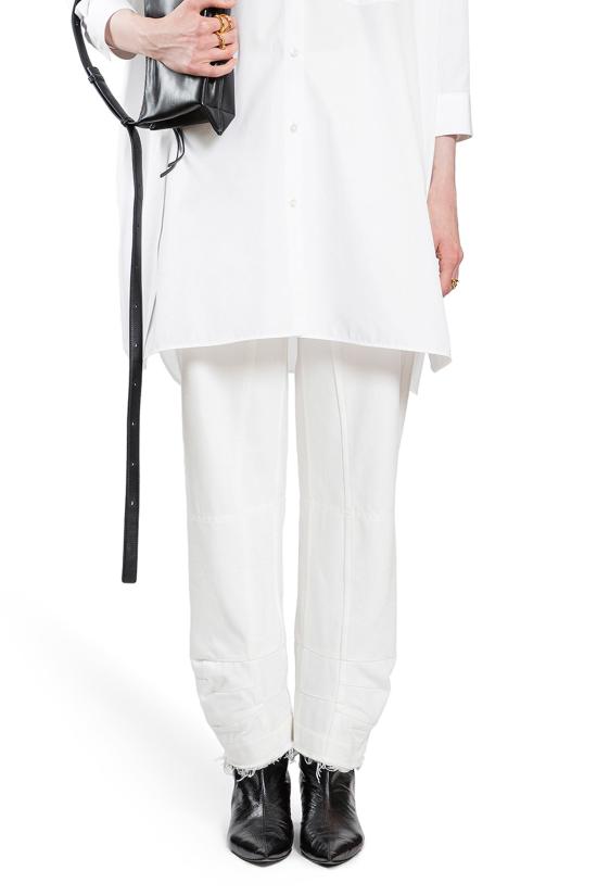  질샌더 팬츠 J04KA0115J46463102 White - JIL SANDER