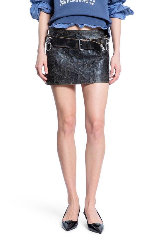  프라다 숏 스커트 5190416UKF0002 Black - PRADA