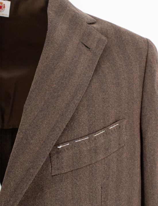 25FW 루이지 보렐리 자켓 G17505 4 MARRONE BEIGE - LUIGI BORRELLI