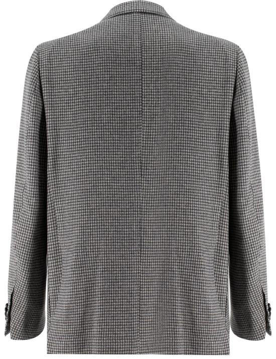 25FW 루이지 보렐리 코트 G17700 4 BIANCO NERO - LUIGI BORRELLI