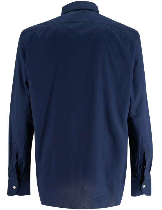 25FW 루이지 보렐리 폴로 티셔츠 PS44133 4 BLU - LUIGI BORRELLI