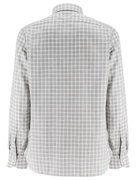 25FW 루이지 보렐리 폴로 티셔츠 SR10729 3 GRIGIO BIANCO GALLES - LUIGI BORRELLI