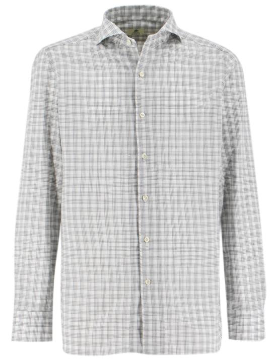 25FW 루이지 보렐리 폴로 티셔츠 SR10729 3 GRIGIO BIANCO GALLES