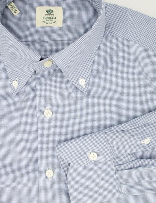 25FW 루이지 보렐리 폴로 티셔츠 SR10729 7 AZZURRO - LUIGI BORRELLI