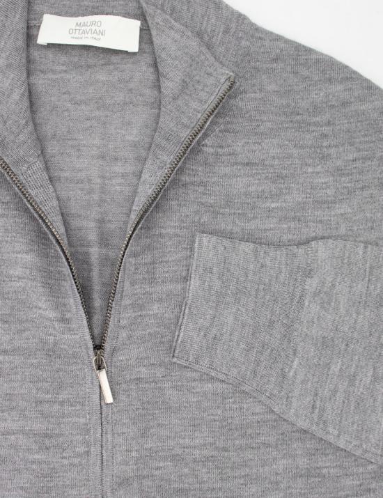 25FW 마우로 오타비아니 후드 티셔츠 J25608 32134 GRIGIO MELANGE - MAURO OTTAVIANI