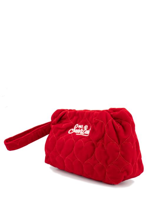 24FW 세인트바쓰 클러치/파우치 SPOU001 09700E VELVET QUILT HEARTS 41 EMB - MC2 SAINT BARTH