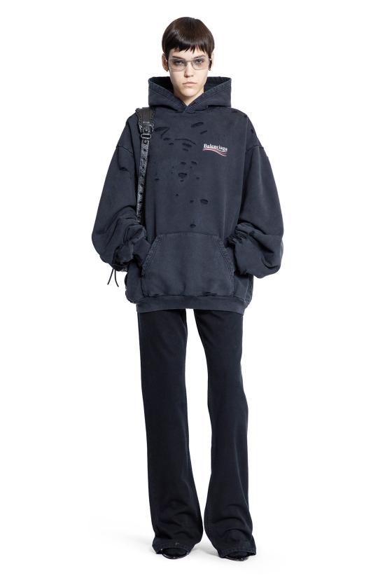  발렌시아가 블라우스 818557TRVP99756W Black - BALENCIAGA