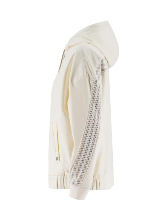  빠니깔레 후드 티셔츠 D341827CA 34D35B 205 CREAM - Panicale