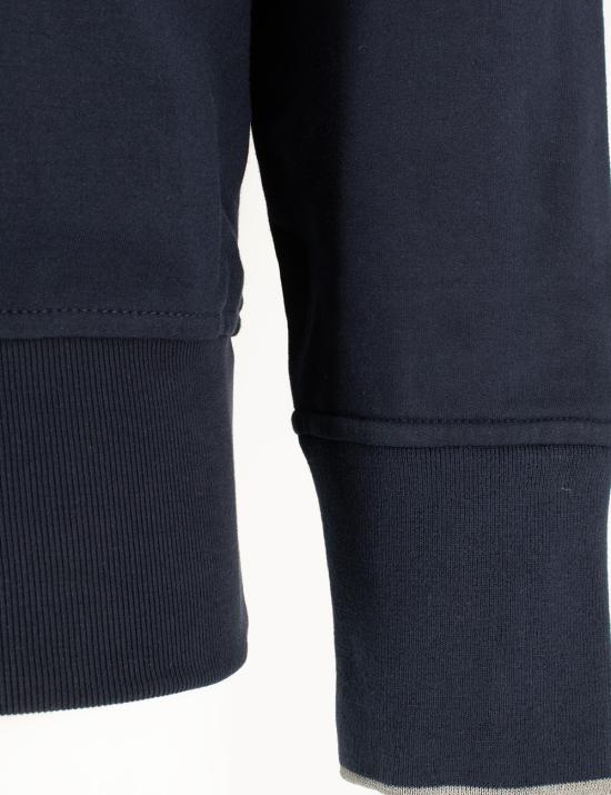 24FW 폴앤샤크 긴팔 티셔츠 12311932 13 BLUE SILVER EMBROIDERY - PAUL & SHARK