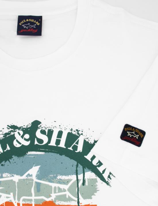 24FW 폴앤샤크 반팔 티셔츠 13311668 10 WHITE - PAUL & SHARK
