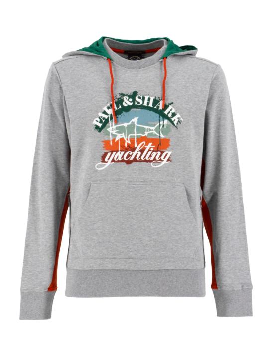 24FW 폴앤샤크 후드 티셔츠 13311929 930 LIGHT GREY