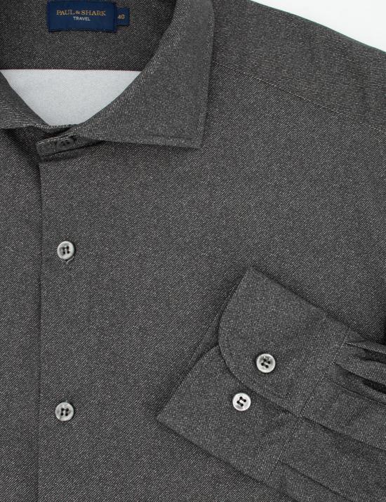 25FW 폴앤샤크 폴로 티셔츠 14313133CF 67 GRIGIO SCURO MELANGE - PAUL & SHARK