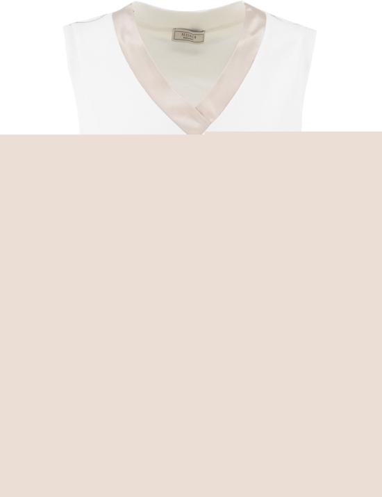 25SS 페세리코 탑 A08904J0 05669 A42 BIANCO SETA