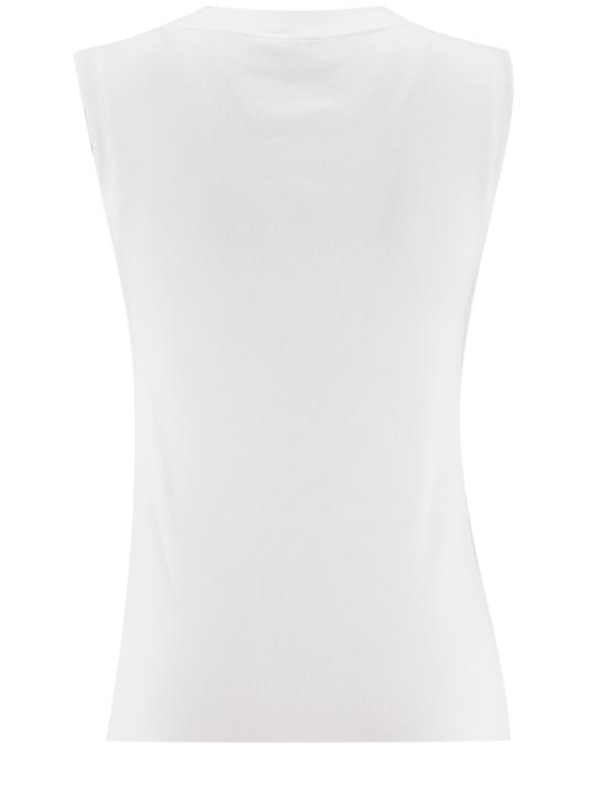 25SS 페세리코 탑 A08904J0 05669 A42 BIANCO SETA - PESERICO