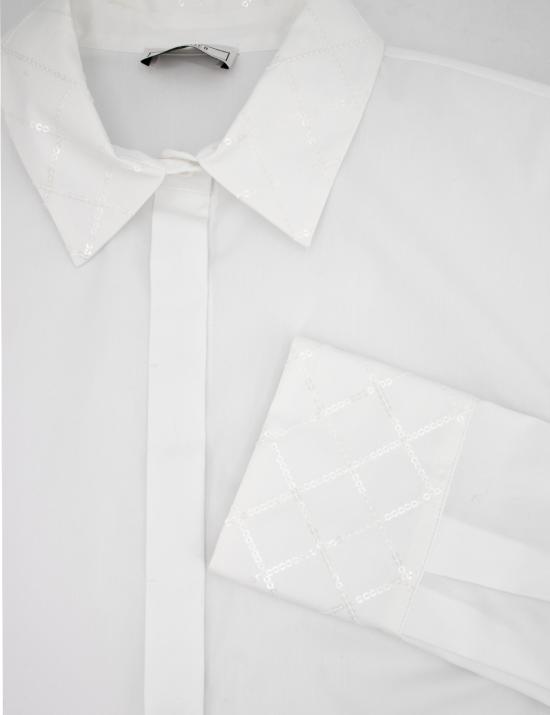 25SS 페세리코 긴팔 티셔츠 S0661700R2 08924 800 BIANCO - PESERICO