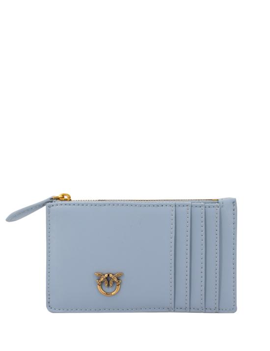 25FW 핑코 클러치/파우치 100251 A0GK E57Q LIGHT BLUE ANTIQUE GOLD