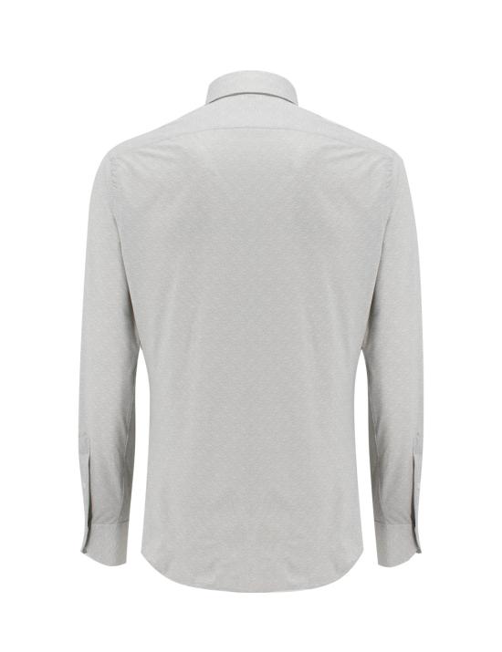 24FW 싸쿠스 긴팔 셔츠 ACT558ML 51620 001 GREY MELANGE - XACUS