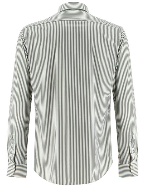 25SS 싸쿠스 긴팔 셔츠 ACT558ML 81609 2 RIGE WHITE SALVIA - XACUS