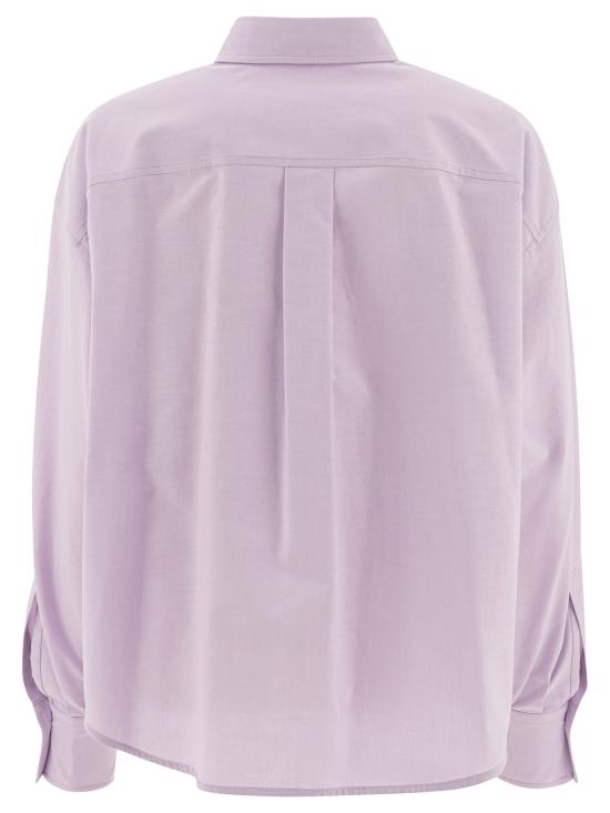 25SS 브루넬로 쿠치넬리 블라우스/셔츠 MA600RF216C820 Purple - BRUNELLO CUCINELLI