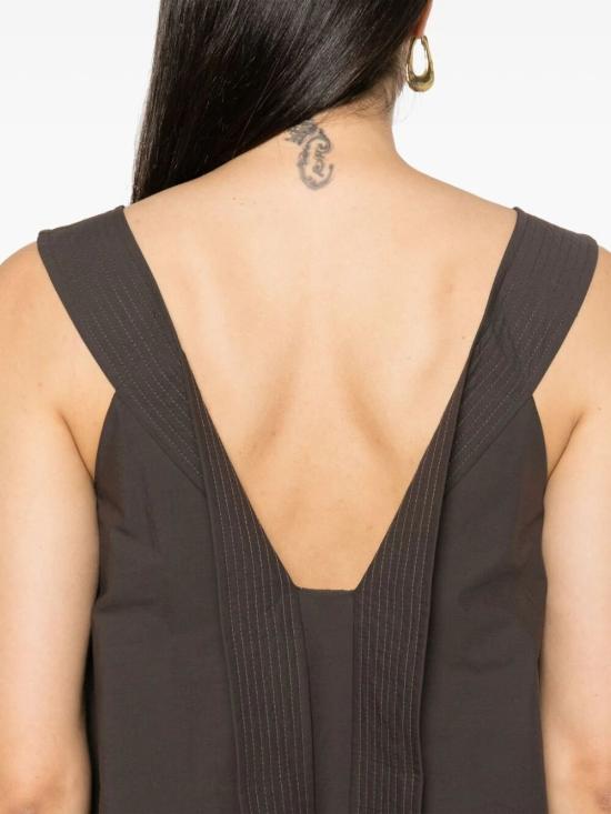  파로쉬 미디 원피스 D725374CANYOX24 086 BROWN - PAROSH