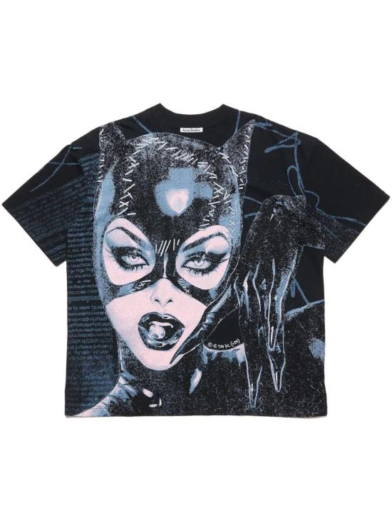 25SS 아크네 스튜디오 반팔 티셔츠 BL0411TSHI000642 BLACK