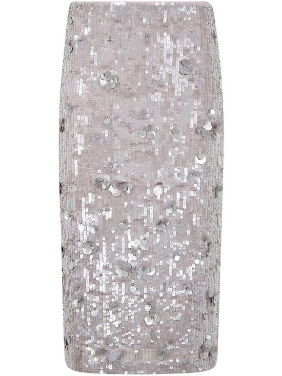 24FW 파로쉬 미디 스커트 D620654GLOW 018 GREY