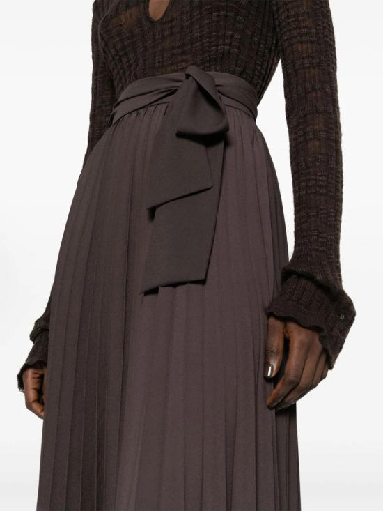  파로쉬 미디 스커트 D620471PALMER24 086 BROWN - PAROSH