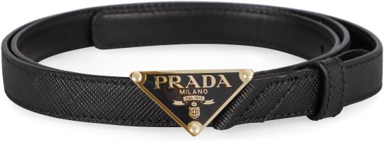  프라다 레귤러 벨트 1CC621053 F0002 Black - PRADA