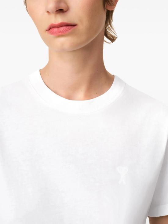 25SS 아미 탑 BFUTS003724 100 BIANCO - AMI